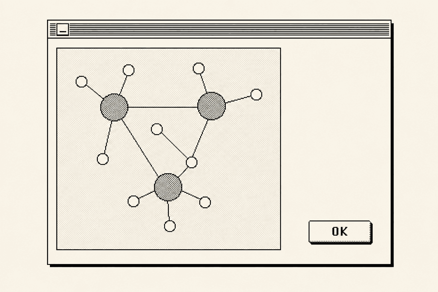 A knowledge graph extracted from memory